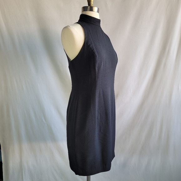 Donna Ricco New York Sleeveless Black Dress Women's Petite 6 - Picture 8 of 11